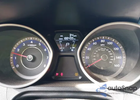 2013 Hyundai Elantra Coupe Gs/Se из США, поврежденный, VIN KMHDH6AE6DU014907